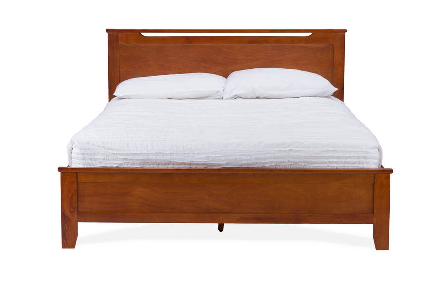 Baxton StudioDemitasse Brown Wood Contemporary Twin Size Bed